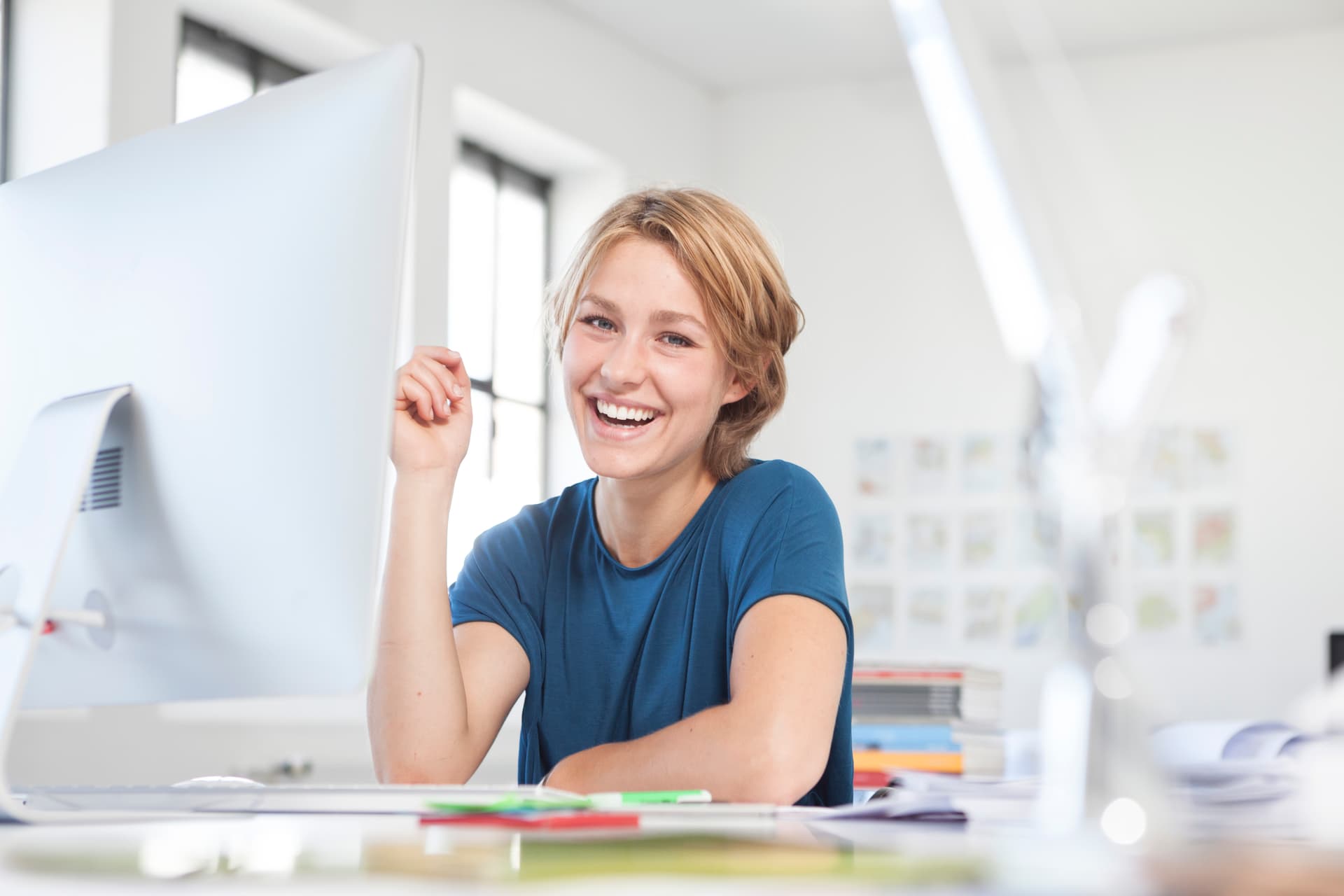 Girl with Laptop